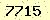 請輸入此驗證碼 : 7715