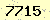 請輸入此驗證碼 : 7715