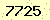 請輸入此驗證碼 : 7725