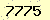請輸入此驗證碼 : 7775