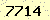 請輸入此驗證碼 : 7714
