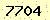 請輸入此驗證碼 : 7704