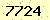 請輸入此驗證碼 : 7724