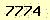 請輸入此驗證碼 : 7774