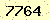 請輸入此驗證碼 : 7764