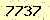 請輸入此驗證碼 : 7737