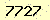 請輸入此驗證碼 : 7727