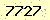 請輸入此驗證碼 : 7727
