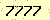 請輸入此驗證碼 : 7777