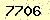 請輸入此驗證碼 : 7706