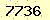 請輸入此驗證碼 : 7736