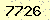 請輸入此驗證碼 : 7726