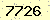 請輸入此驗證碼 : 7726