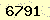 請輸入此驗證碼 : 6791