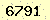 請輸入此驗證碼 : 6791