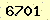 請輸入此驗證碼 : 6701