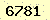 請輸入此驗證碼 : 6781
