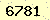 請輸入此驗證碼 : 6781