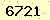 請輸入此驗證碼 : 6721