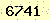 請輸入此驗證碼 : 6741