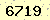 請輸入此驗證碼 : 6719