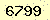 請輸入此驗證碼 : 6799