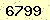 請輸入此驗證碼 : 6799