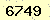 請輸入此驗證碼 : 6749