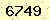 請輸入此驗證碼 : 6749