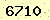 請輸入此驗證碼 : 6710