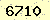 請輸入此驗證碼 : 6710
