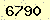 請輸入此驗證碼 : 6790