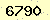 請輸入此驗證碼 : 6790