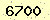 請輸入此驗證碼 : 6700