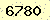 請輸入此驗證碼 : 6780