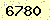 請輸入此驗證碼 : 6780