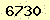 請輸入此驗證碼 : 6730