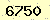 請輸入此驗證碼 : 6750