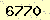 請輸入此驗證碼 : 6770