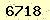 請輸入此驗證碼 : 6718