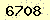 請輸入此驗證碼 : 6708