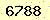 請輸入此驗證碼 : 6788