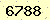 請輸入此驗證碼 : 6788