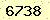 請輸入此驗證碼 : 6738