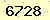 請輸入此驗證碼 : 6728