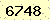 請輸入此驗證碼 : 6748