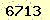 請輸入此驗證碼 : 6713