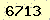 請輸入此驗證碼 : 6713