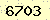 請輸入此驗證碼 : 6703