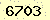 請輸入此驗證碼 : 6703